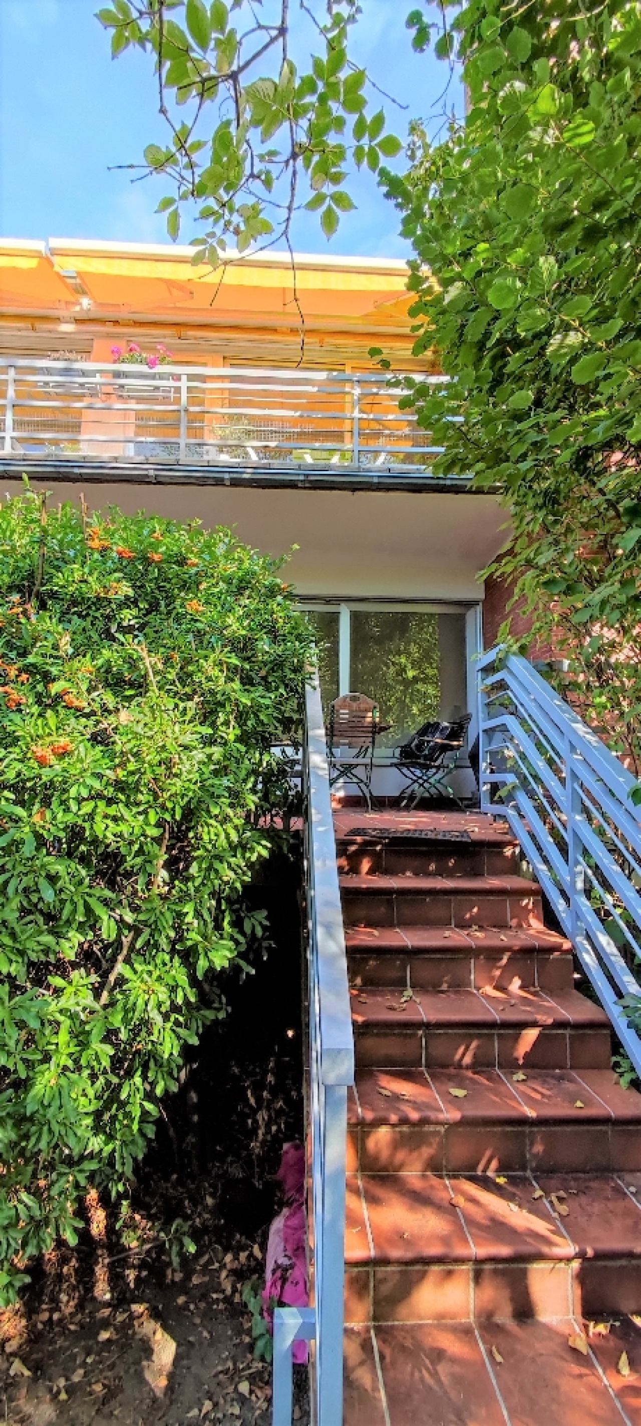 Treppe in den Garten - Wohnung EG