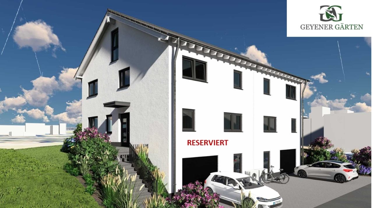 Haus 1 links (Ansicht Straße) bereits reserviert