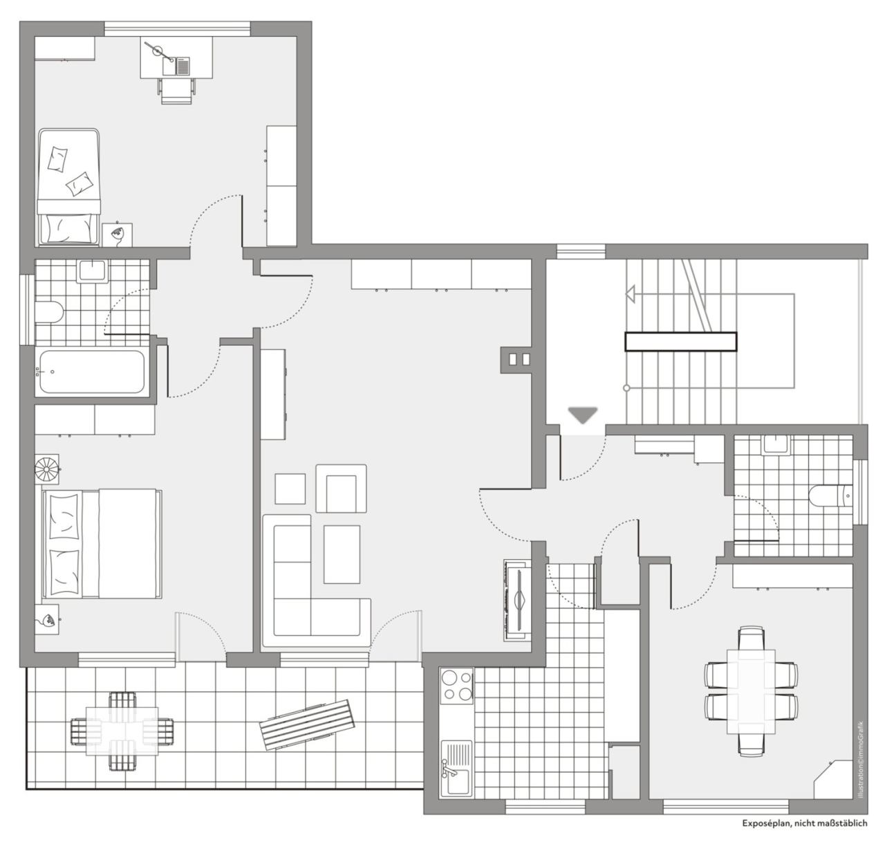 ETW - Kölner Weg - Grundriss ursprünglich