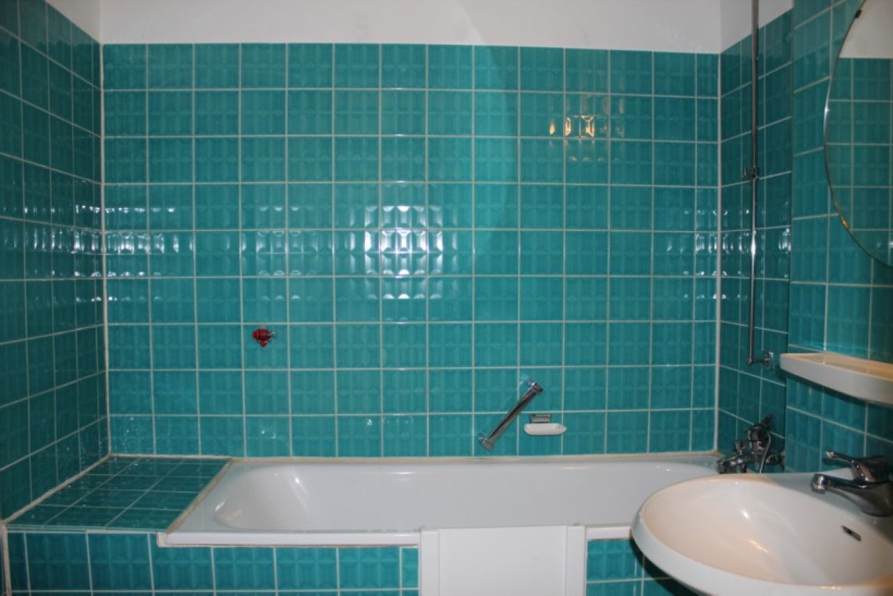 Badezimmerausschnitt